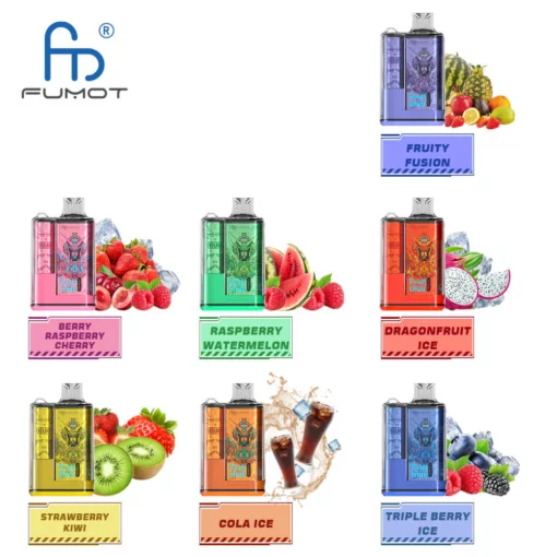 Fumot Crystal 12000 Disposable Vape Box - Image 3